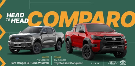 So sánh Toyota Hilux và Ford Ranger